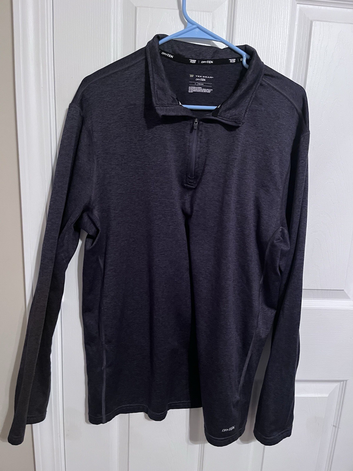 Men’s Large Tek Gear Dry Tek Quarter Zip Jacket Athletic Golf Sweat Proof gallery