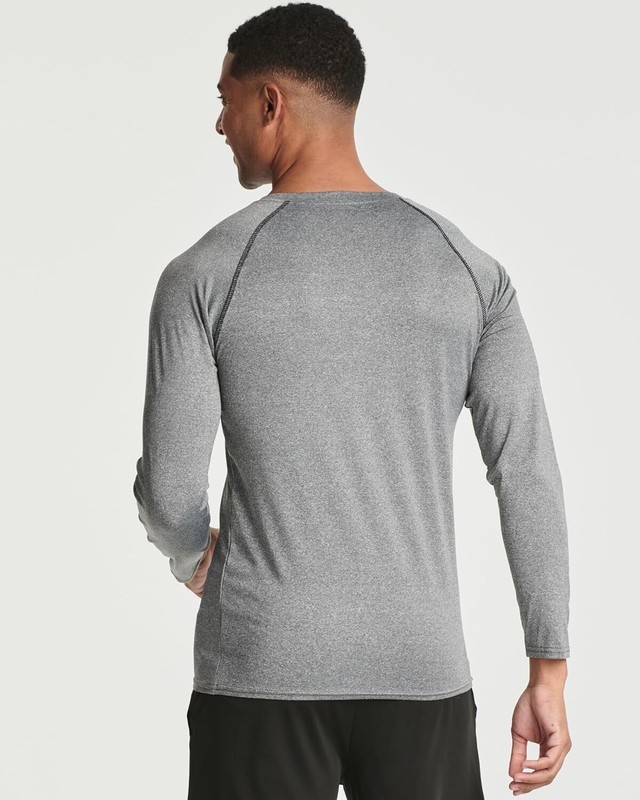 Real Essentials 4 Pack: Men's Compression Long-Sleeve T-Shirt Medium, Set E gallery
