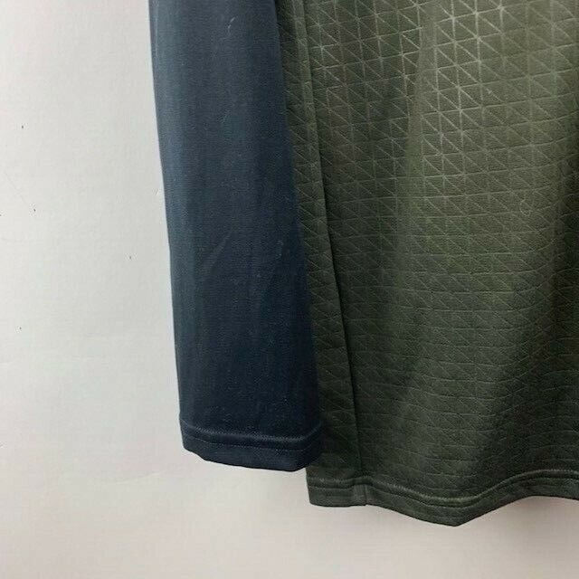 Under Armour Mens Size S Heatgear Long Sleeve Shirt Black Dark Green gallery