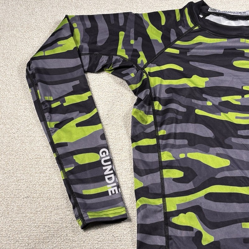 Lon Gundie Athletic Long Sleeve Moisture Wicking Quik Dri Activewear Shirt Men M gallery