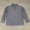 Nike Dri-FIT Pullover Mens Large BLUE 1/4 Zip Long Sleeve Running 940177 gallery