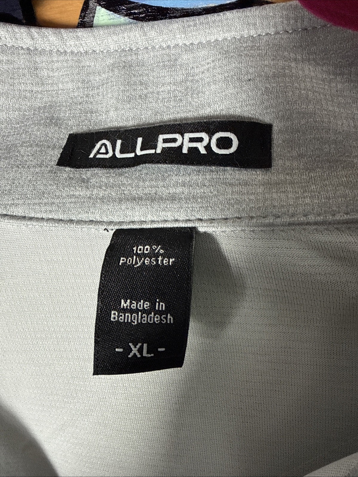 Men's Allpro Quarter Zip, XL, Grey gallery