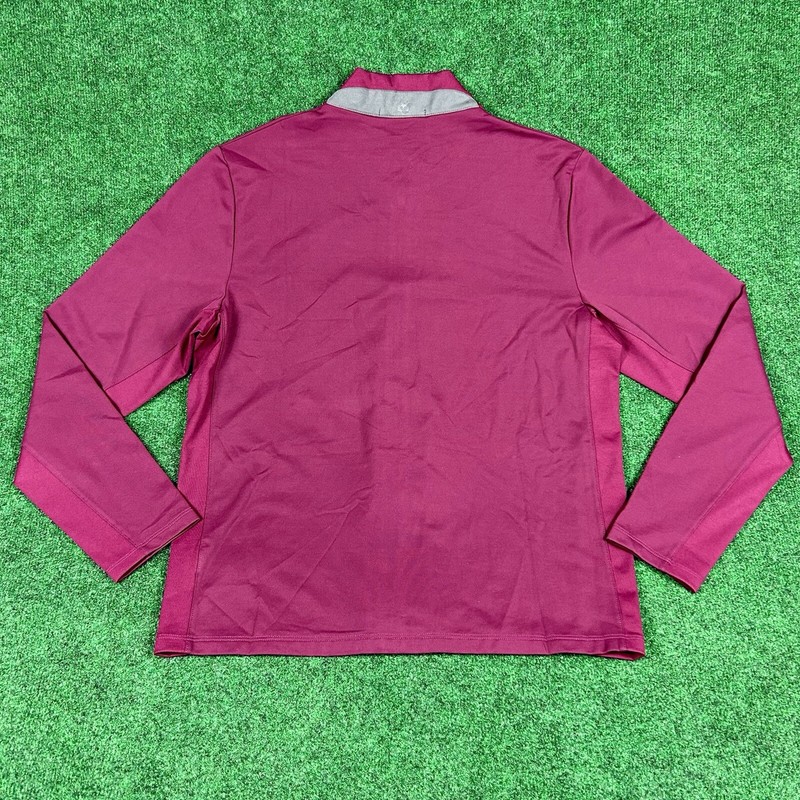 Greyson Golf Jacket Sequoia Large Maroon Meadowsweet Polyamide NWT MSRP $198 gallery