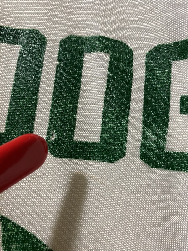 Champion Bulldog Pride Thrashed Single Stitch Vintage Vtg Football Jersey LARGE gallery