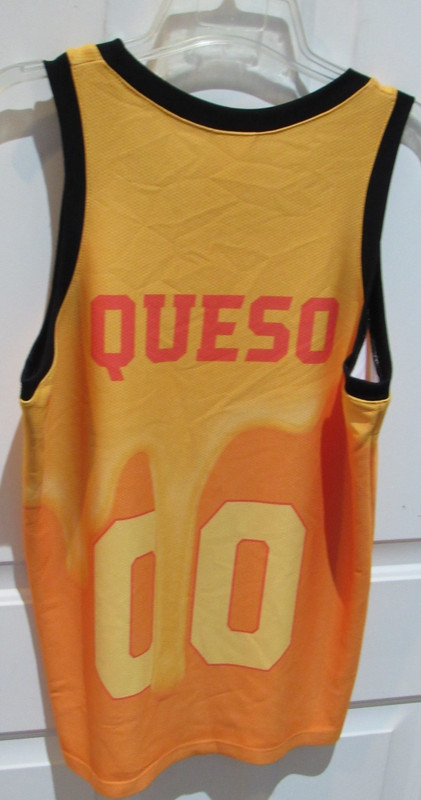 VELVEETA CHEESE QUESO ORANGE & YELLOW TANK TOP SHIRT ADULT MEDIUM USA MADE #00 gallery