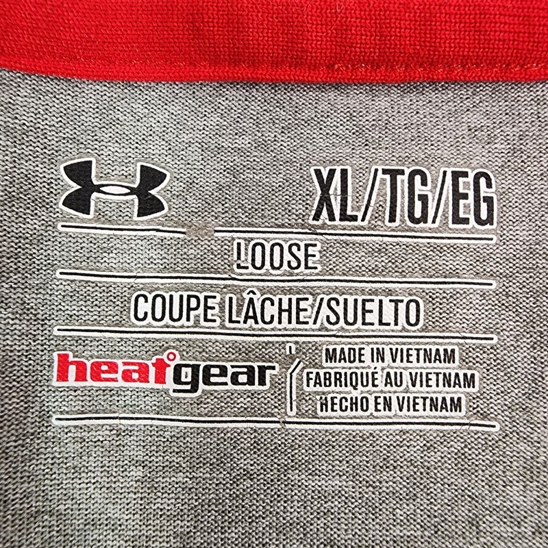 Under Armour Men's UA Tech 1/4 Zip Long Sleeve Shirt Size XL Heatgear Loose Gray gallery