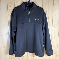 Callaway Men’s Quarter Zip UPF 50 Collared Pullover w/ Pockets XL