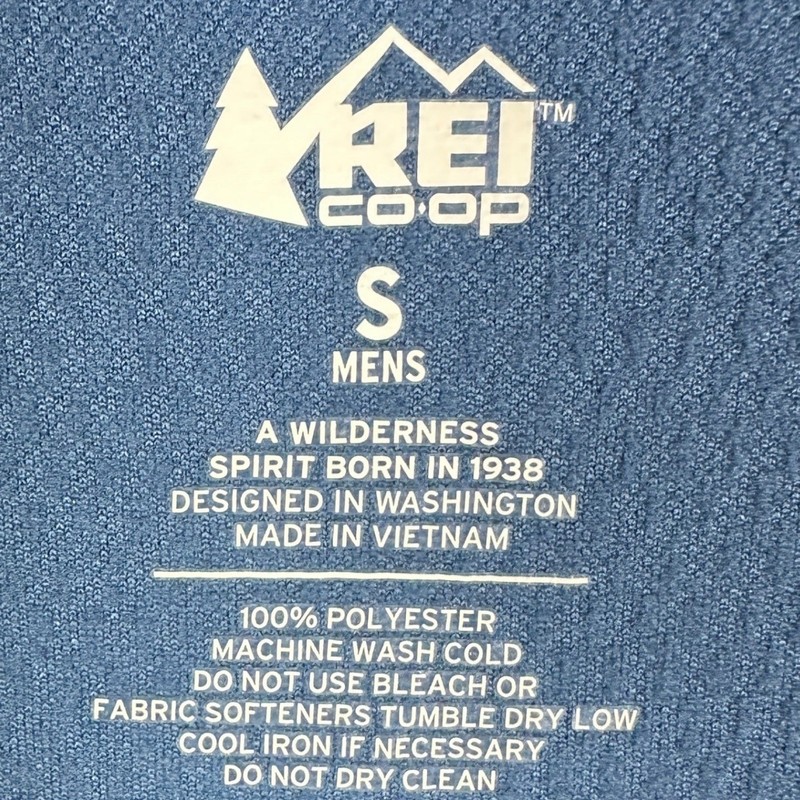 REI Co-op Shirt Mens Small Blue Activewear Performance Base Layer Long Sleeve gallery
