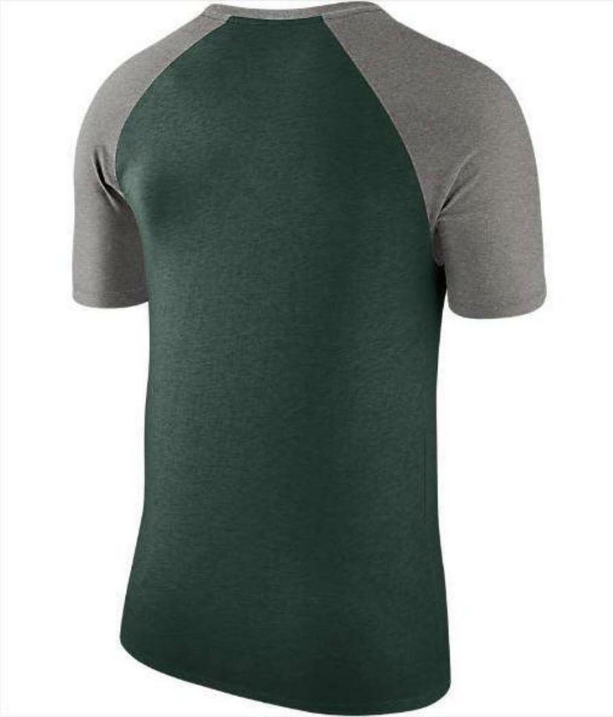 Nike Men's Michigan State Spartans College Script Tri-Blend Raglan T-Shirt XL gallery