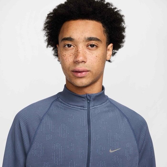 Sz L - Nike Pinnacle Running Division Men's Water-Repellent 1/2-Zip Running Top gallery