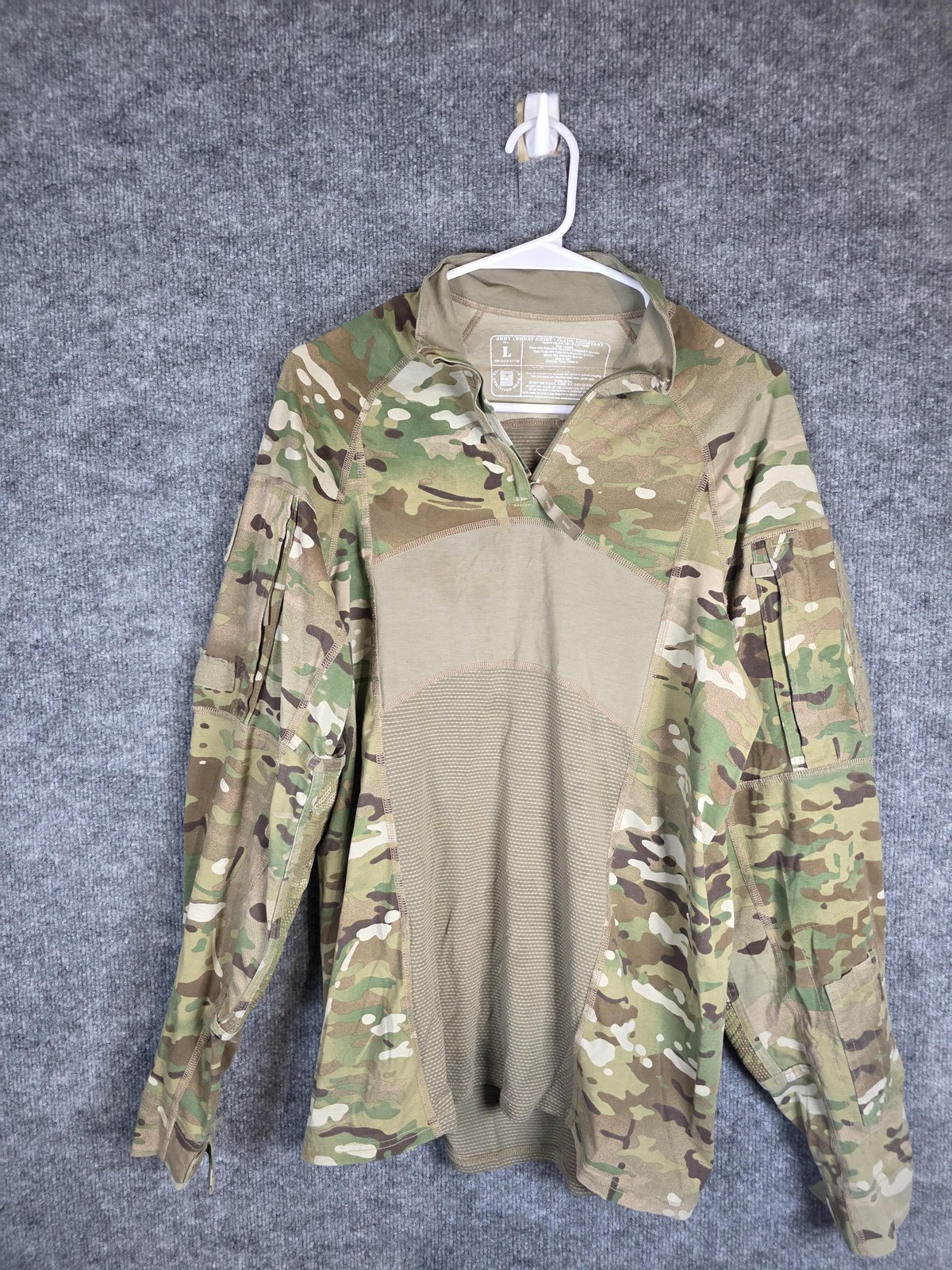 Army Combat Shirt Flame Resistant FR Mens Large OCP Multicam Camo Long Sleeve gallery