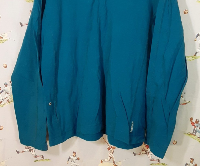 🌄 Eddie Bauer Travex Freedry Mens Medium Blue 1/4 Zip Base Layer Outdoor gallery