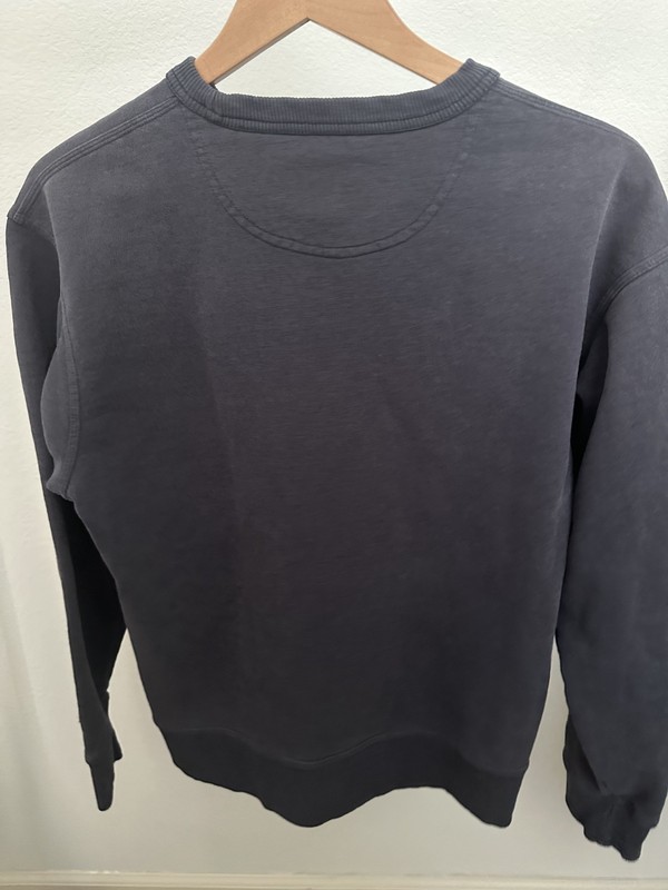 Vintage Gap Athletic Fit Men's Long Sleeve Shirt Large Gray Crew Neck (Size Medi gallery