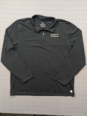 Marine Layer Weekend Sport Pullover Mens 2XL Gray 1/4 Zip Maker’s Mark Logo