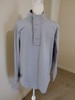BYLT Elite Fairway Drop Cut Pullover 1/4 Zip Snap Light Gray Mens Sz M #209 gallery