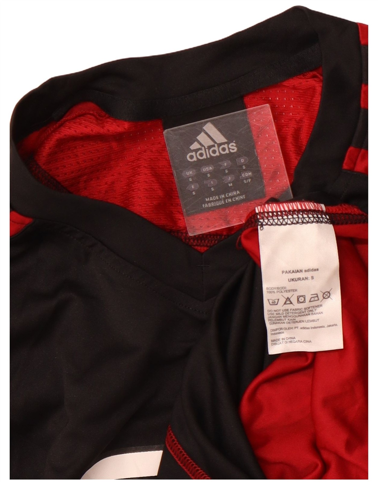 ADIDAS Mens Wade 3 Graphic Vest Top Small Red Colourblock Polyester BQ05 gallery