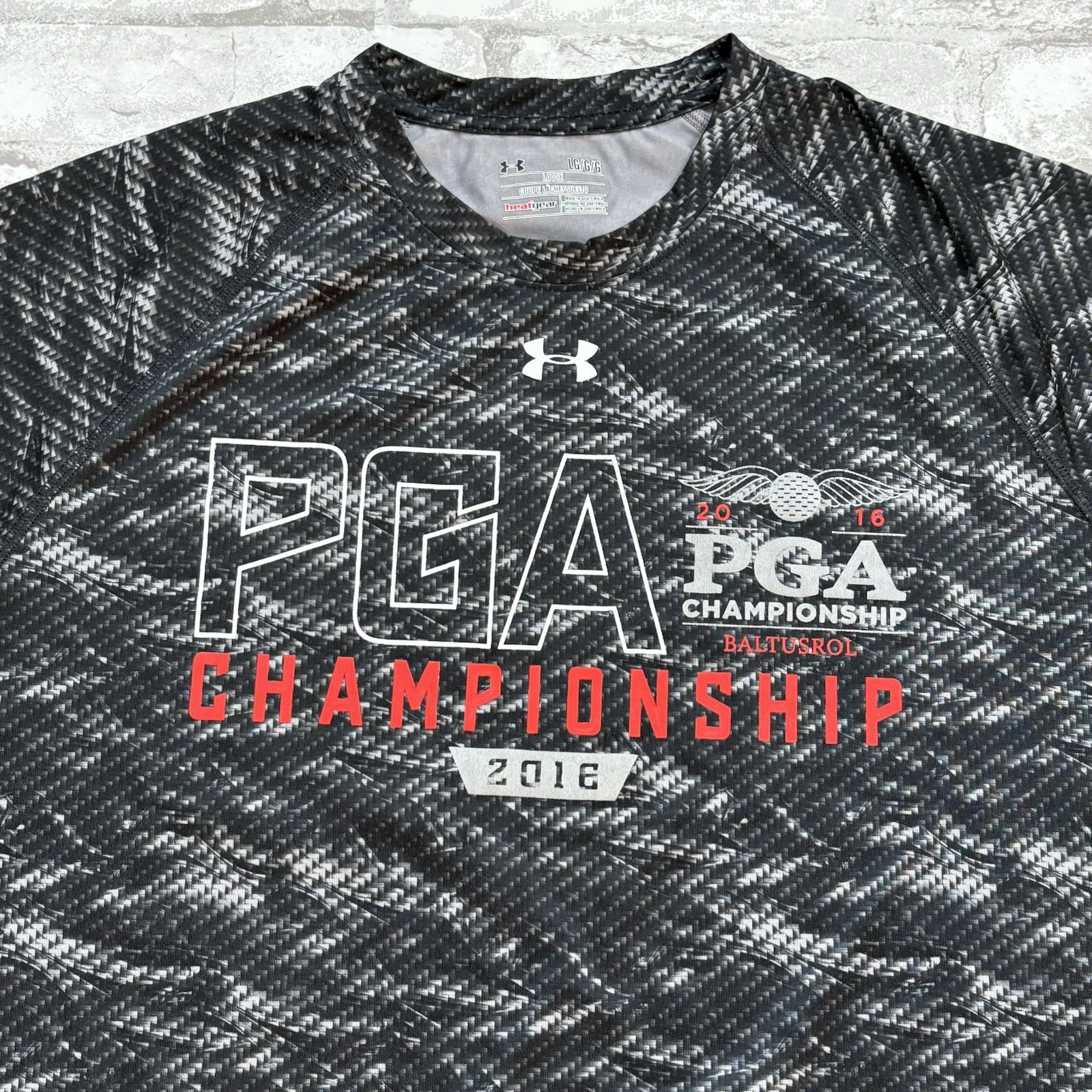 Under Armour Shirt Mens Large Loose PGA 2016 Championship Baltusrol Golf Club gallery