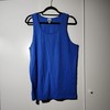 Vintage Blue muscle Tank Top Large USA 100% Cotton single stitch 90s Munsingwear gallery