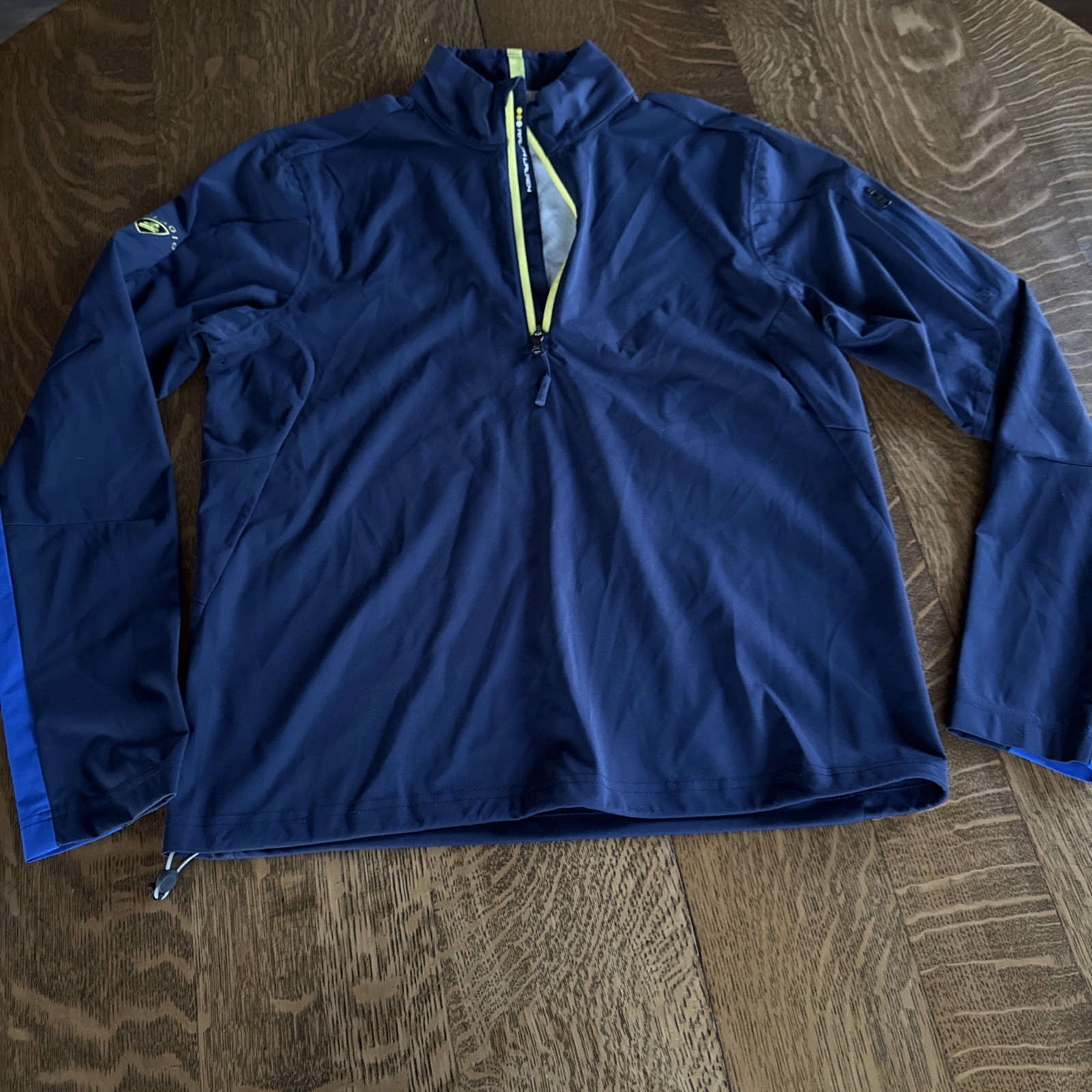 Ralph Lauren RLX Water Resistant Wind Block Stretch Quarter Zip Pullover Navy gallery