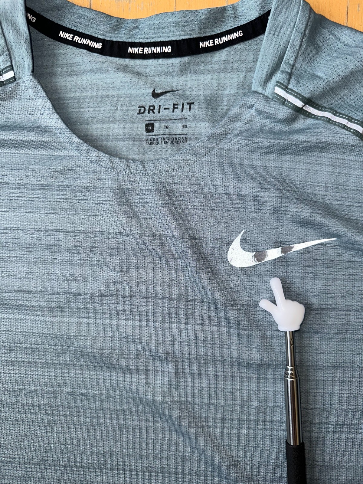 Nike Miler Breathe Dri-Fit Sz XL Running Men’s T-Shirt Ozone Blue gallery