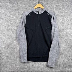 Nike Pinnacle Run Division Midlayer 1/2 Zip Running Top Mens S Black DA0438-010