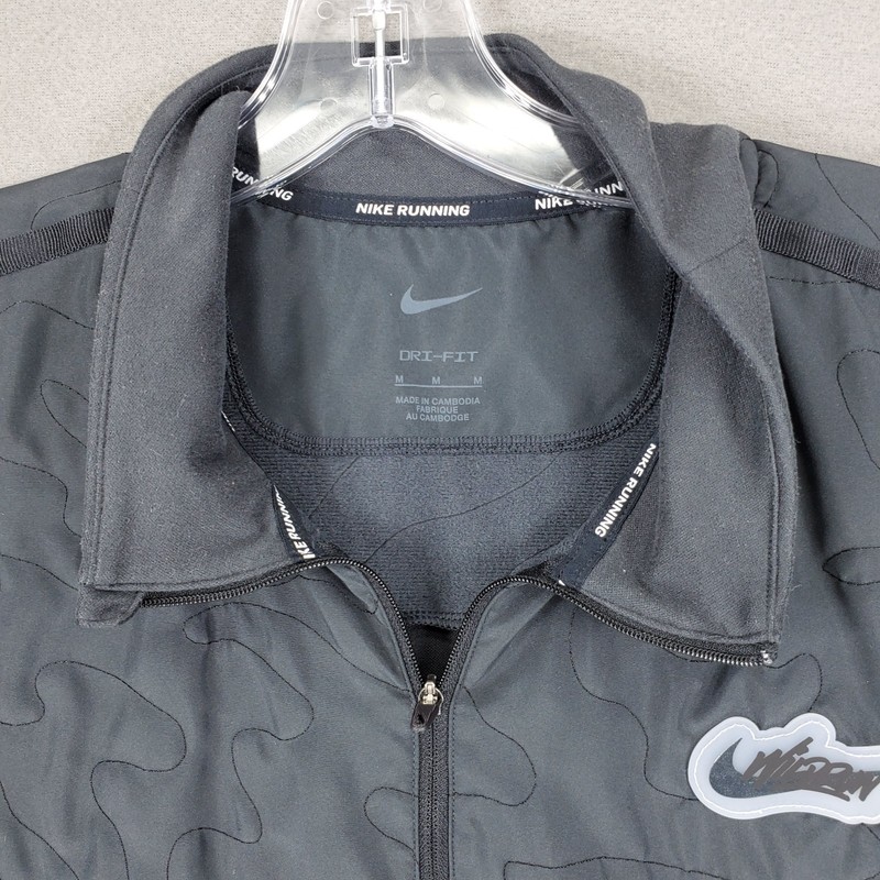 Nike DRIFIT Wild Run Element Men's 1/2-Zip Running Top DD6764-045 Size M Sweater gallery