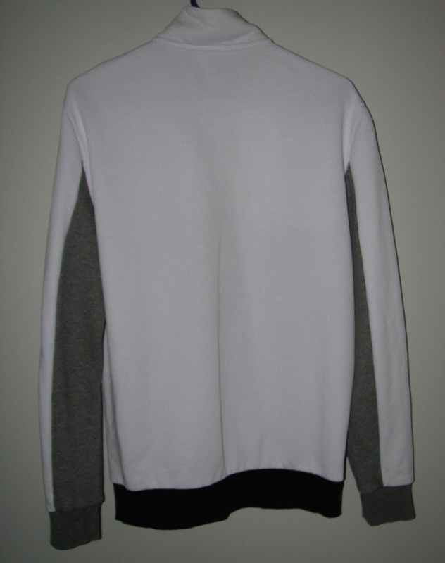 Calvin Klein 1/4 Zip Pullover Sweatshirt Men’s Size M Black White Gray excellent gallery