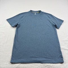 Tasc Shirt Mens Small Blue Performance Bamboo Crew Neck Short Sleeve Carrollton