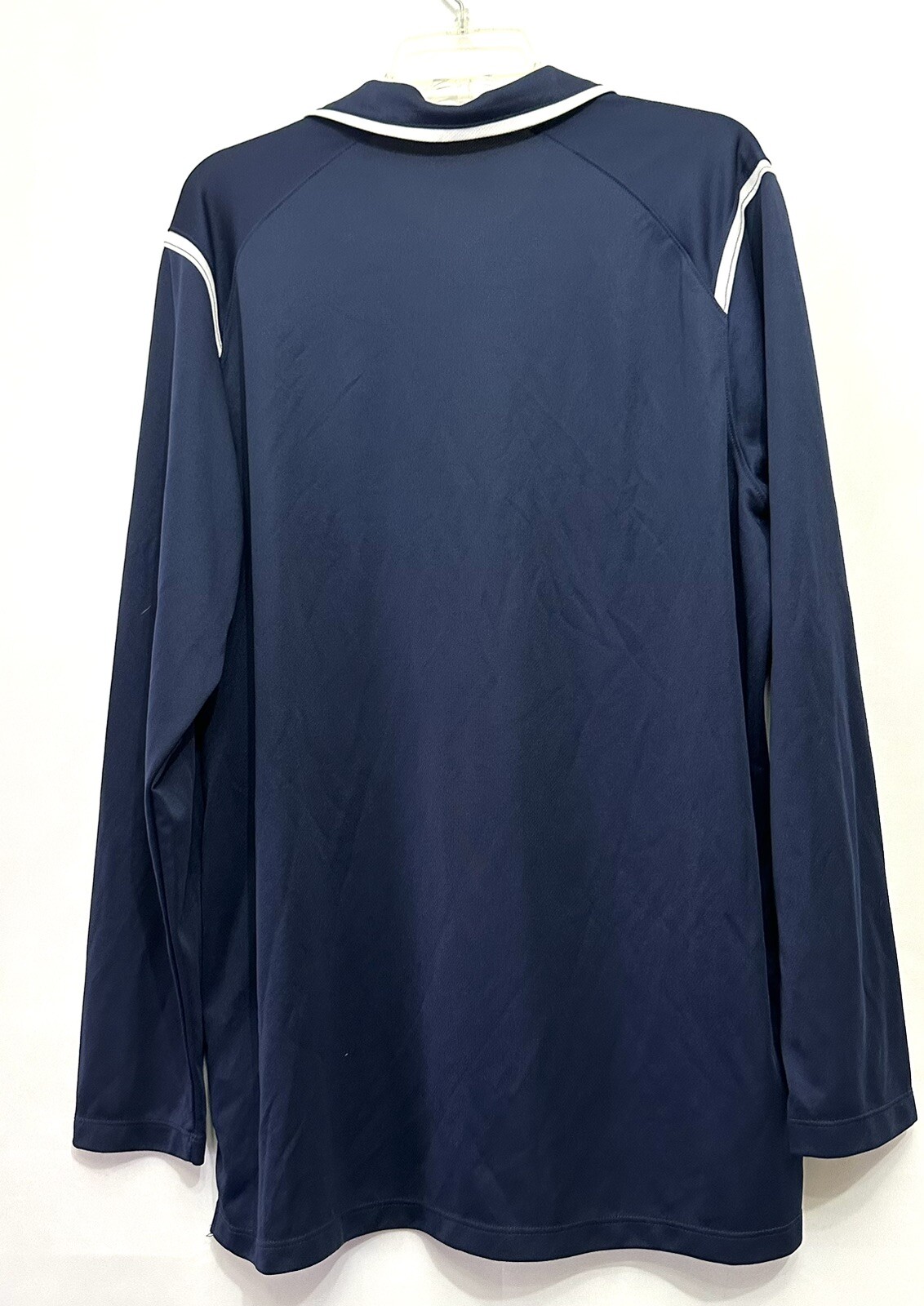 L A Rams NFL Nike Polo Blue Long Sleeve Shirt Embroidered Logo Men’s Large EUC gallery
