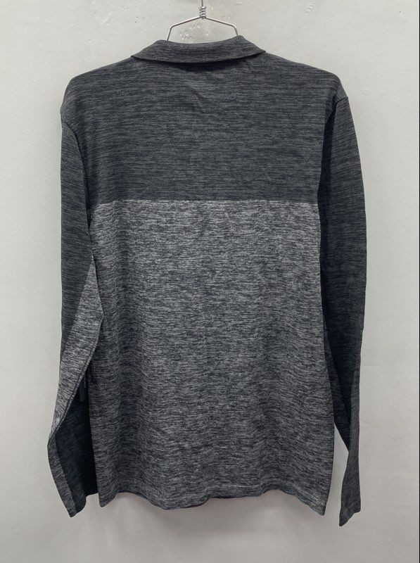 Marc Anthony Men's Gray Heather 1/4 Zip Pullover Slim Fit Colorblock NWT Sz M gallery