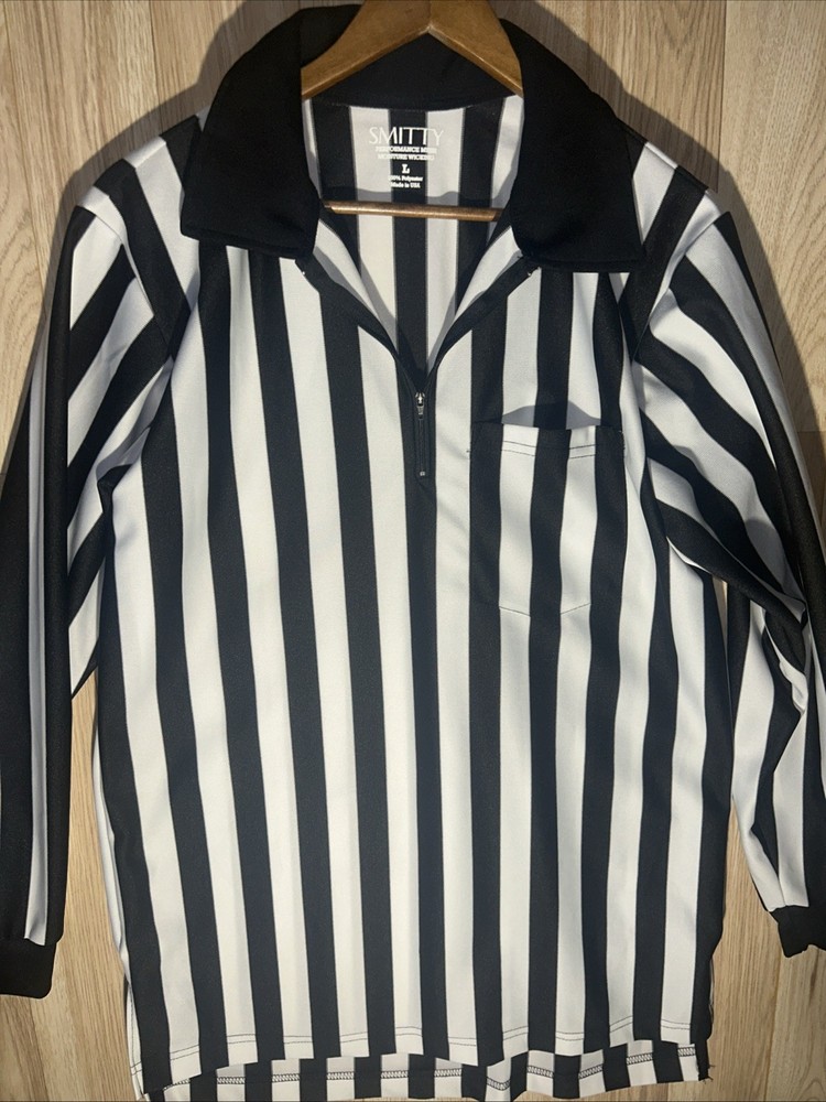 Smitty Performance Mesh Men’s Large Referee Long Sleeve Shirt 1/4 Zip