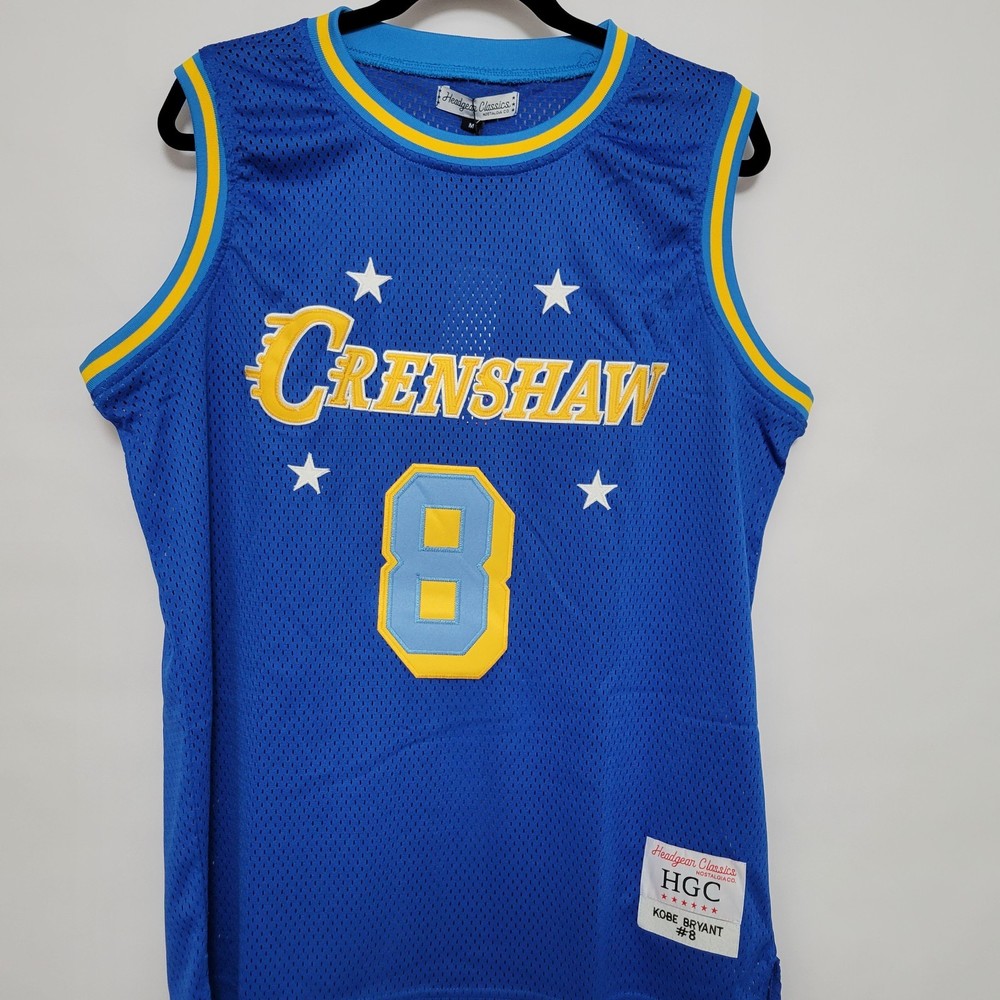 Kobe Bryant #8 Nipsey Hussle Crenshaw Jersey Headgear Classics Size M