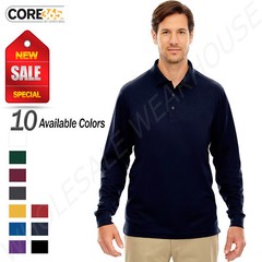 Ash City Core 365 Men’s Pinnacle Performance Long Sleeve UV Protect Polo M-88192