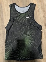 Rare Nike Pro Elite Sprint Turbo Tight singlet Mens Large 895440-XXX Green Black