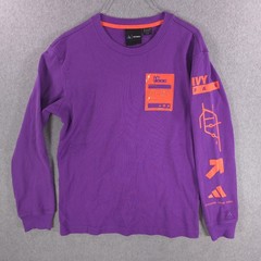 Adidas x Ivy Park Beyonce Collab Purple Long Sleeve Street Crewneck Shirt XS