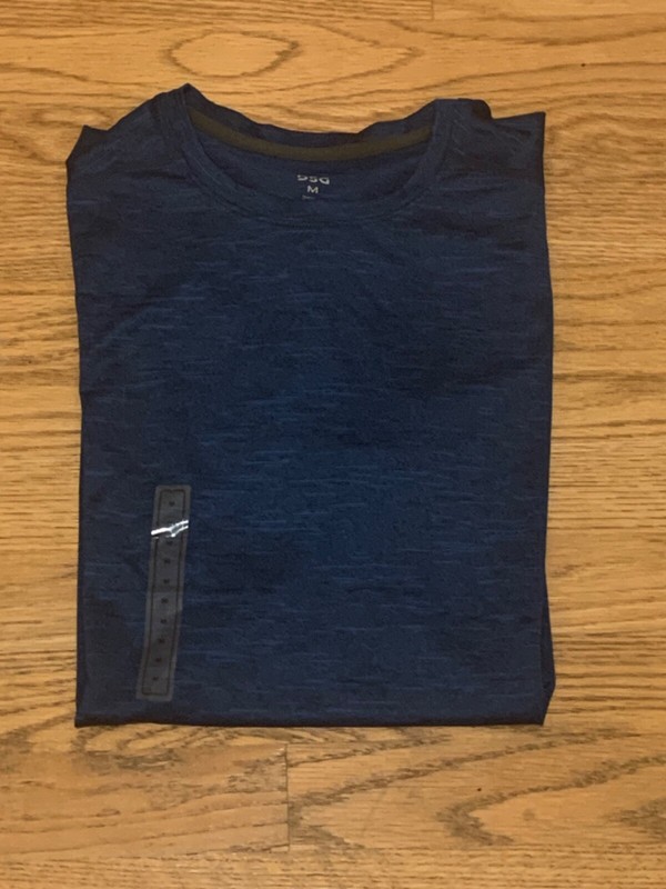 NWT Dick's Sporting Goods Performance Training Navy Short Sleeved Shirt Men's M gallery