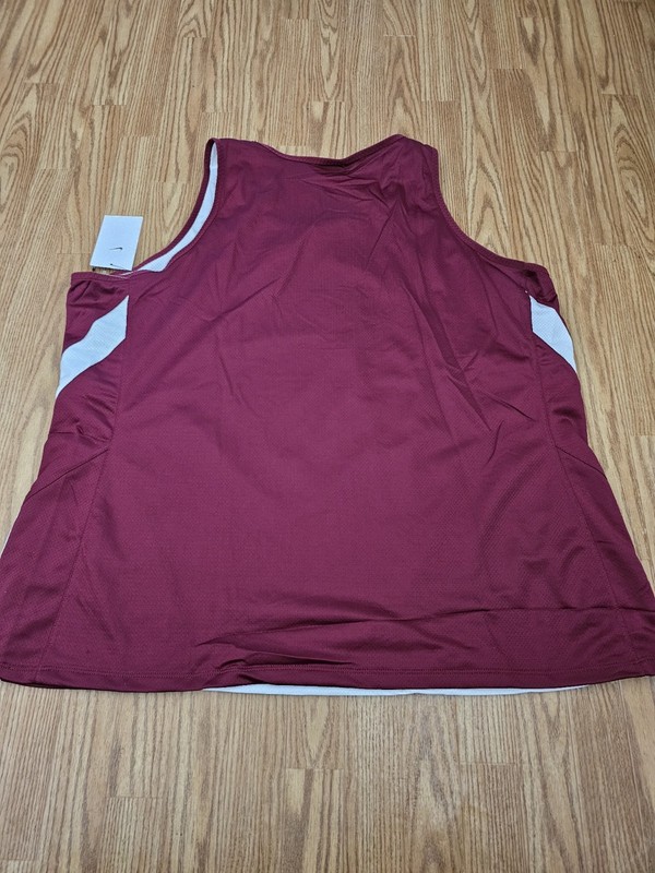 Nike Reversible Basketball Practice Mesh Jersey Mens 3XL Maroon White gallery