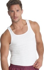 Hanes Ultimate Men’s 7-Pack ComfortSoft Tank, White, X-Large