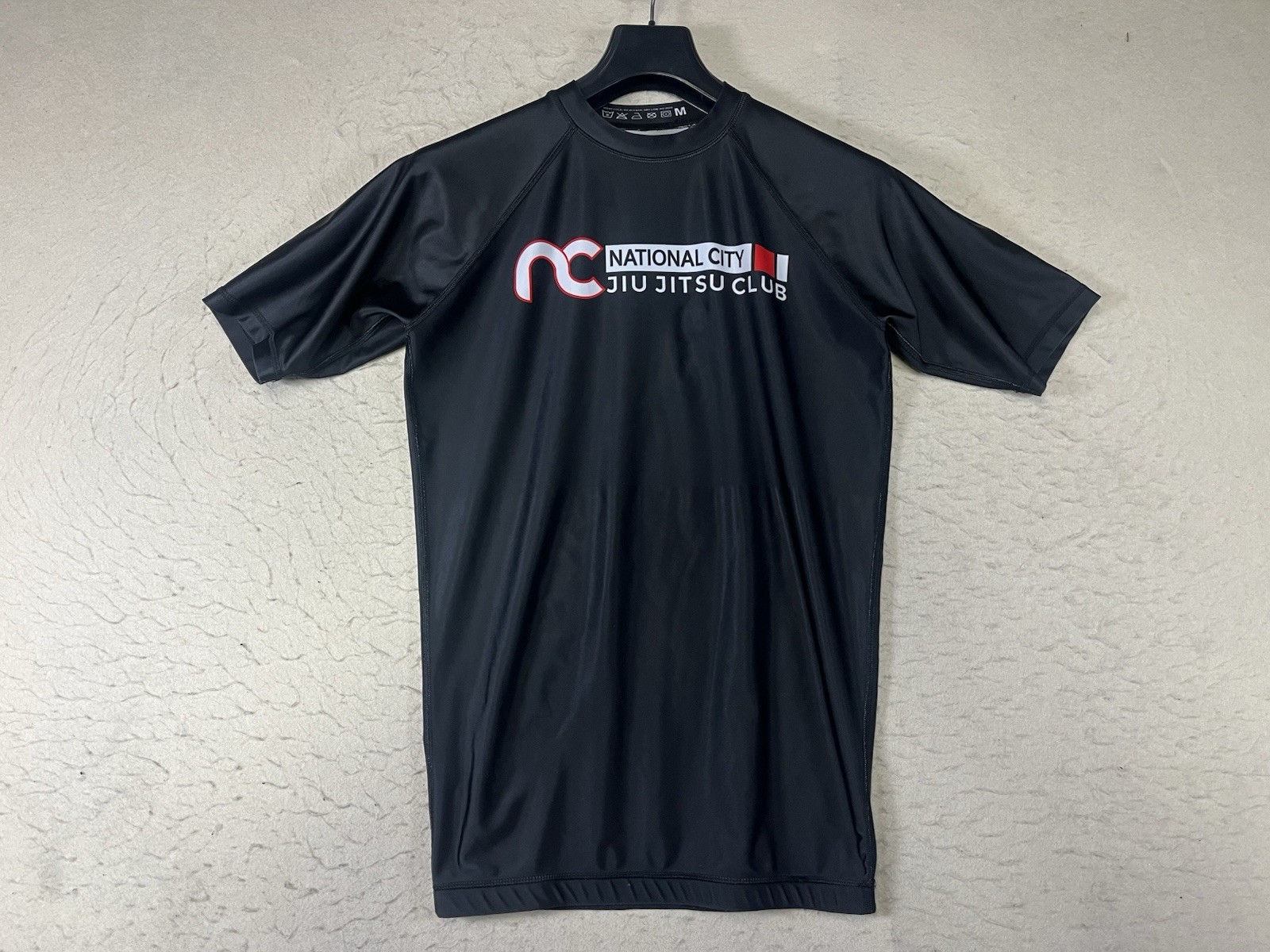 Jiu Jitsu National City Club Rashguard MMA Shirt Mens Medium Black Short Sleeve gallery