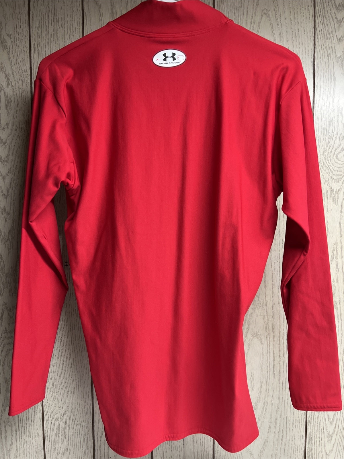 Red Under Armour Long Sleeve Compression Shirt 208554 EUC Fast Shipping!! gallery