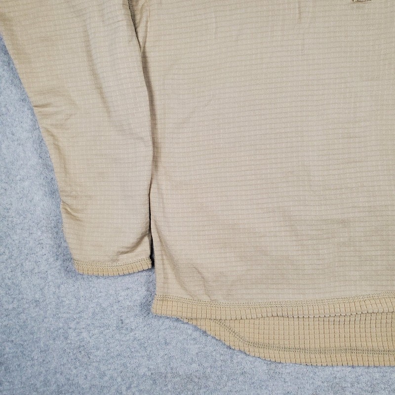 Peckham US Army Gen III L2 Polartec Grid Fleece 1/4 Zip Shirt Mens Medium Sand gallery