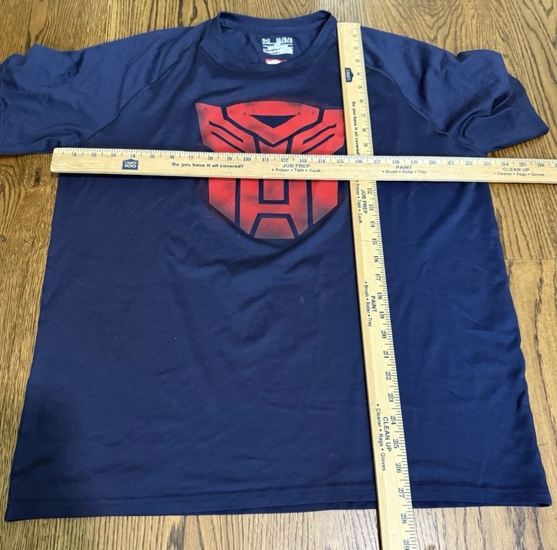 RARE Under Armour x Transformers Autobots Crest Alter Ego T-Shirt Mens Large gallery