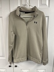 Men’s Under Armor Storm 1/4 Zip Loose Sweater Fleece Pullover 135661 Size Large
