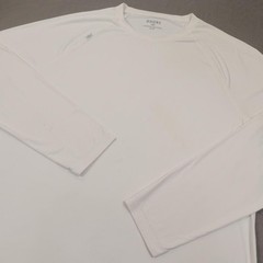 Rhone Shirt Mens XL White Long Sleeve Crew Running Performance Athletic Top