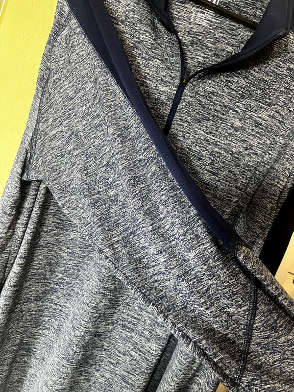Holloway 1/4 Zip Shirt Pullover Men's 2XL Long Sleeve Performance Blue gallery