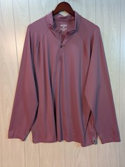 Rhone 1/4 Quarter Zip Mens 2XL Session Performance Pullover Pink Stretch Golf