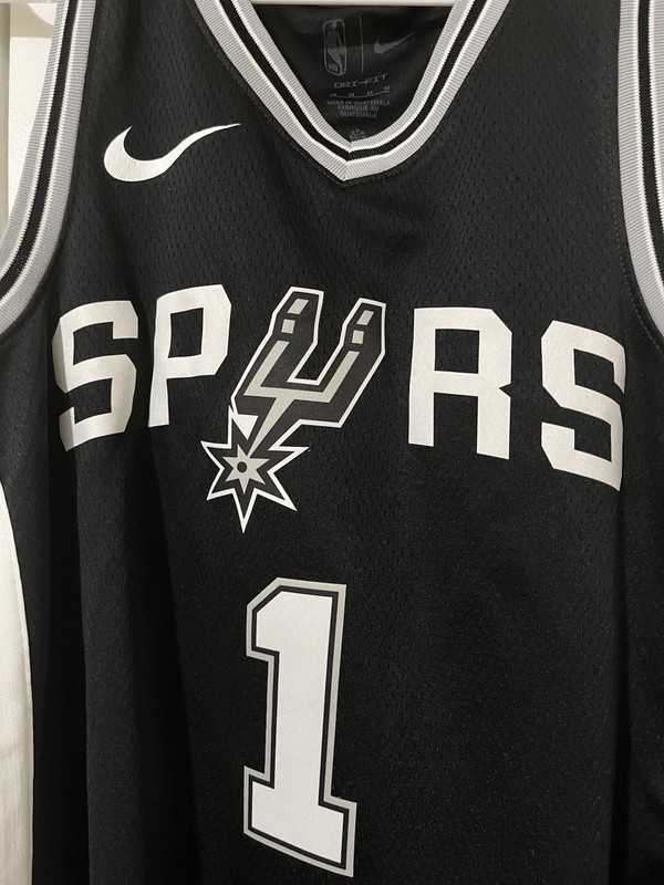 Authentic Nike Icon Edition Spurs Victor Wembanyama Jersey DN2022-015 M gallery