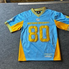 Big Boy Headgear Jersey Mens Size Small Southern University Jaguars Blue Gold 80