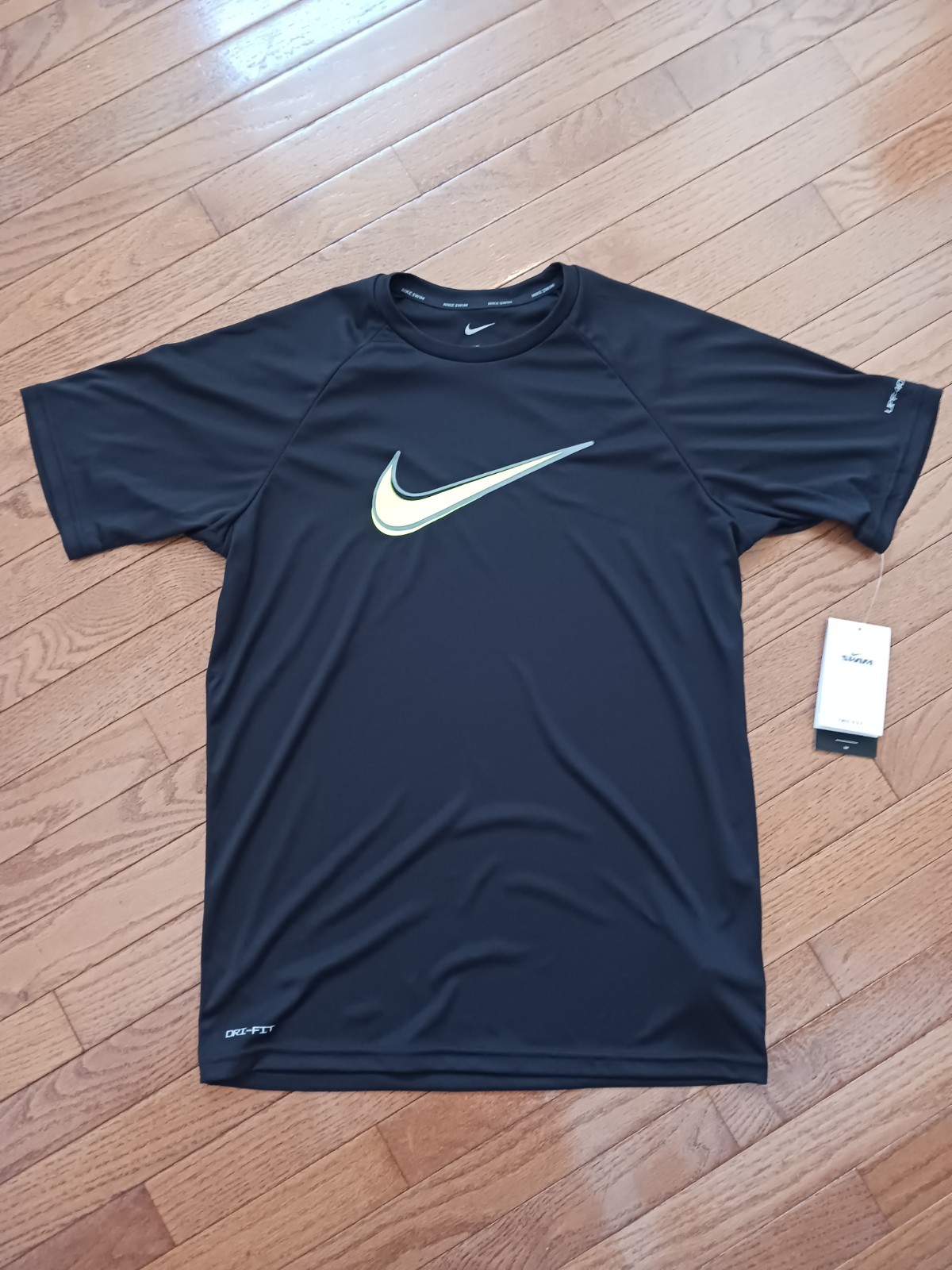 Nike Swim Hydroguard Essential Dri-FIT UV Short Sleeve Top (Size - Men's Small) gallery