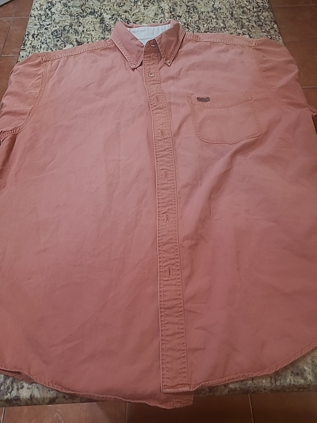 Mens Carhart Short Sleeves Button Up Shirt Size Large gallery